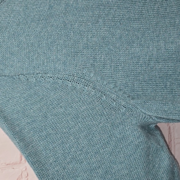 J.Jill Light Green Scoop Neck Long Side Slit Sweater Womens Size 2x - Picture 2 of 12